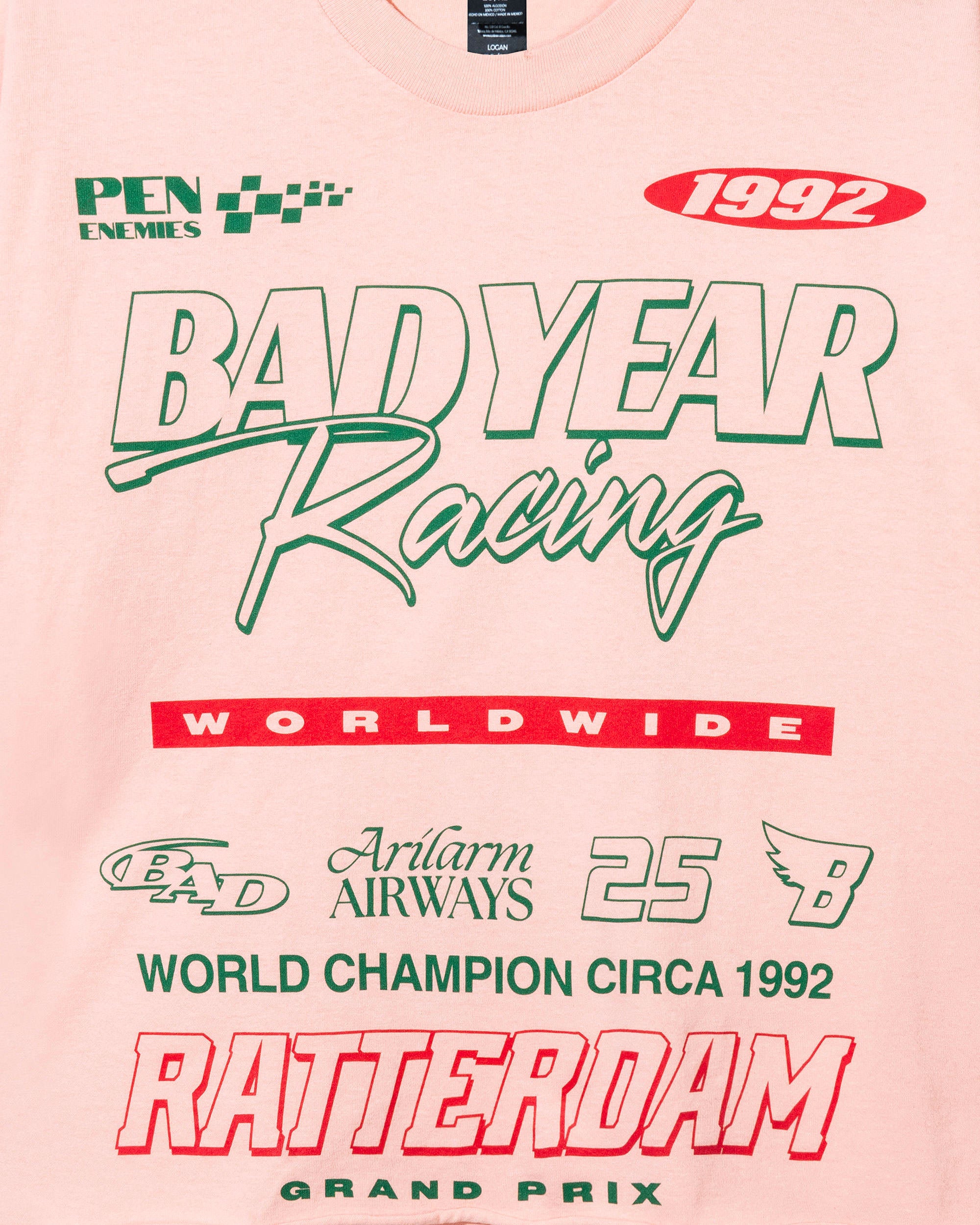 Bad Year Racing Cropped T-Shirt