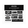 BAD YEAR RACING SEASON 2 SPONSOR STICKER PACK (MONOCHROME)